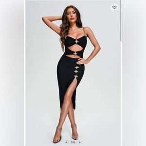 Midi bandage dress